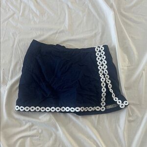 Lilly Pulitzer Textured Navy Skort